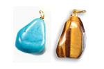 Tumbled Gemstone Pendants with loop